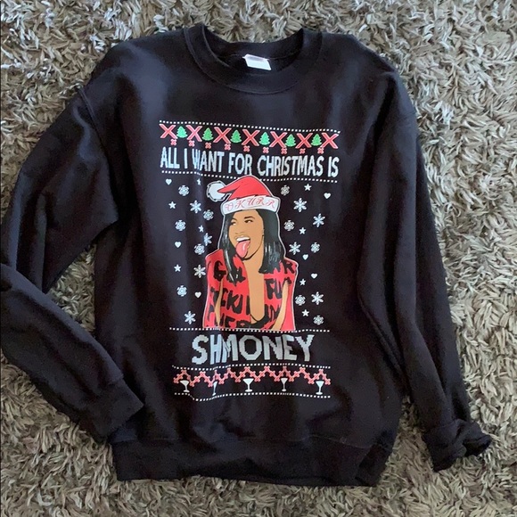 Cardi B Christmas Sweater - Picture 1 of 2